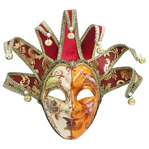 Hand Painted Venetian Jester Mask by MICG Cover