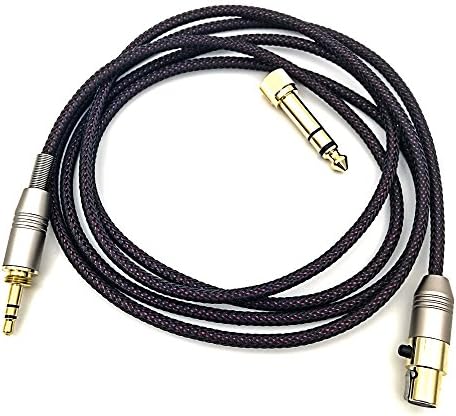 FeiYen Replacement Audio Upgrade Cable For AKG Q701 / K240 / K240S / K240MK II / K702 / K271s / K141 / K171 / K181 / K271 MKII/Pioneer HDJ-2000 headphones 1.5meters/4.9feet