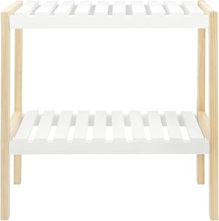 棚 ラック オープンシェルフ オープンラック 木製ラック インテリア パイン材 幅50×奥行25×高さ48cm 2段