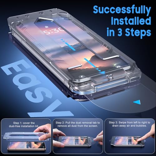 Image of Uyiton for Samsung Galaxy S22 Screen Protector - 2 Pack | Ultra HD Clarity, Fingerprint Unlock, 9H+ Hardness, Scratch-Resistant, Anti-Fingerprint, Bubble-Free, Easy Install