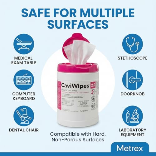 Disinfecting Wipes 160 Sheets – Hospital-Grade Formula Eliminates 99.9% Bacteria & Viruses, 2-Minute Contact Time. Multi-Surface Cleaner for Medical Equipment, Office & Home Use (1) by GoodShop - Image 3