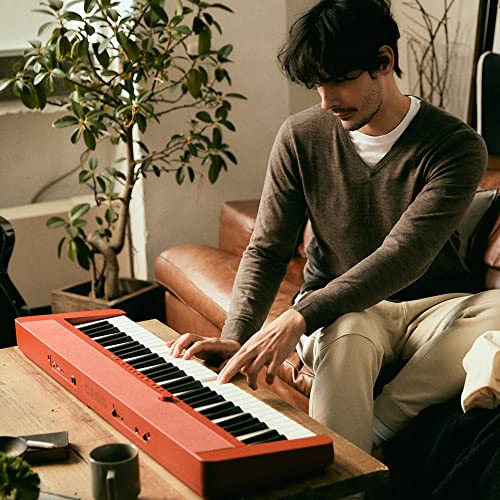 Casio CT-S1RD CASIOTONE Piano-Keyboard avec 61 touches à frappe dynamique & M-Audio SP-1 – Pédale de Sustain Universelle pour Claviers Électroniques, Contrôleurs MIDI - Les Beatles, Paul McCartney, John Lennon, RIngo Starr, George Harrison Casio CT-S1RD CASIOTONE Piano-Keyboard avec 61 touches à frappe dynamique & M-Audio SP-1 - Pédale de Sustain Universelle pour Claviers Électroniques, Contrôleurs MIDI – Image 4