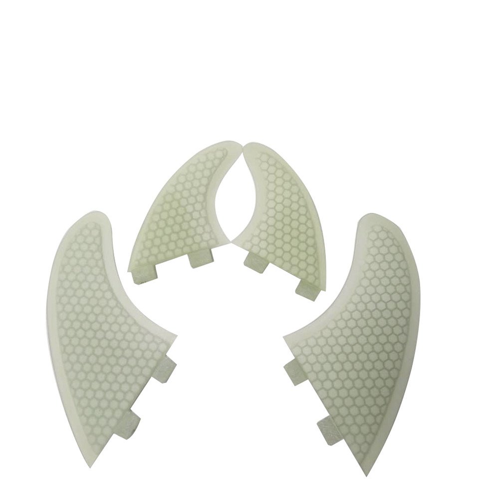 Amazon | サーフボードTwin Fin Set+GX 透明ハニカムサーフボード