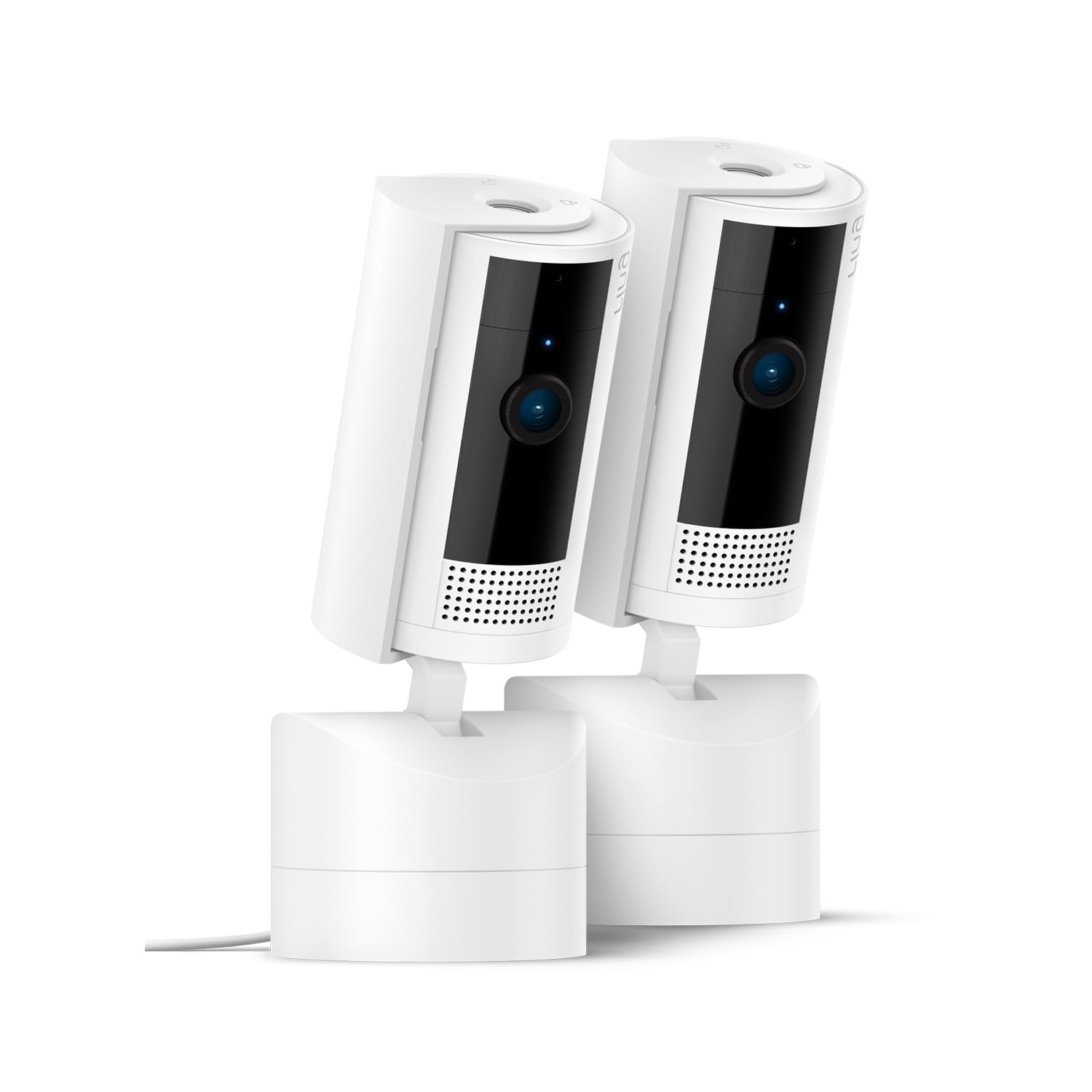 Ring Ring Pan-Tilt Indoor Camera | Plug-In Pet Security Camera | 360° pan & 169° tilt coverage, Manual Privacy Cover, HD video, Two-Way Talk, Wi-Fi | 30-day free trial of Ring Home | 2 Cameras