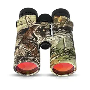 10X42 Compact Binoculars for Adults - Long Distance, High Powered Binoculars with Travel Case - Bright Light & Large Field of View - Lightweight, Water & Fog Proof, Hunting, Bird Watching