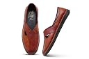 N N CREACTION Tan Artifical Leather Eid Mojari Shoes for Men - 6 UK gallery image