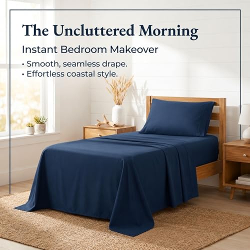 Image of Chaps Twin Size Sheet & Pillowcase Sets- 6 Piece, Deep Pocket, Wrinkle Free