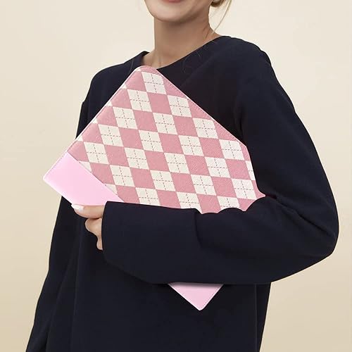 Miniatura 7 de Organizador de cartera A4, portafolio con portapapeles piel sintética con cremallera, organizador de portapapeles ranuras para tarjetas funda para