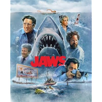 Jaws 50th Anniversary 4K UHD & Blu-Ray Limited Edition Steelbook
