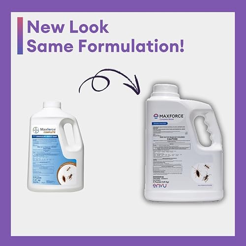 Miniatura 3 de Maxforce - Cebo granular para insectos de marca completa, 4 libras, mata hormigas, cucarachas, grillos, peces plateados y más