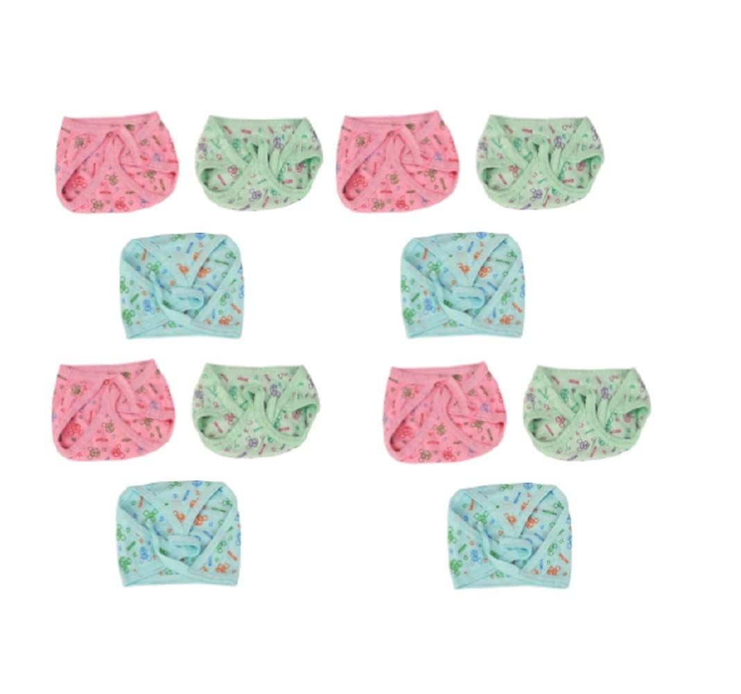Wavva® Pure Cotton Baby Langota Nappies Cloth Diaper for 0-12 Months Pure Cotton, Super Soft, Easy to tie, Easy to Clean, and Durable to Withstand Many Wash. (12)-image-20