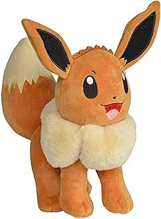 Pokemon 8" Eevee Plush - Officially Licensed - Let's Go Starter Figure - Authentic Soft Stuffed Animal Toy - Gift for Kid...