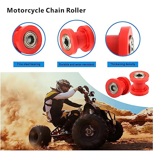Kosida 8&8 Upgrade 8Mm & 10Mm Chain Roller Tensioner Chain Roller Pulley Tensioner Wheel Guide Per thumb #2