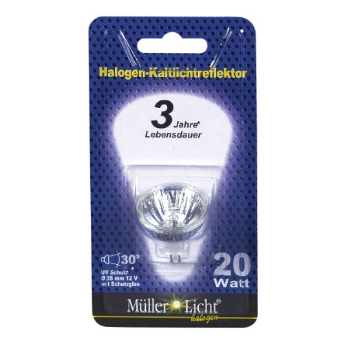Müller-Licht - Reflector halógeno kaltlichtreflektor MR11 35 W, GU4, 30 ° 1200 CD, ø3.000h, Tipo: FTH/C, 35 mm, VE: 1 Cover
