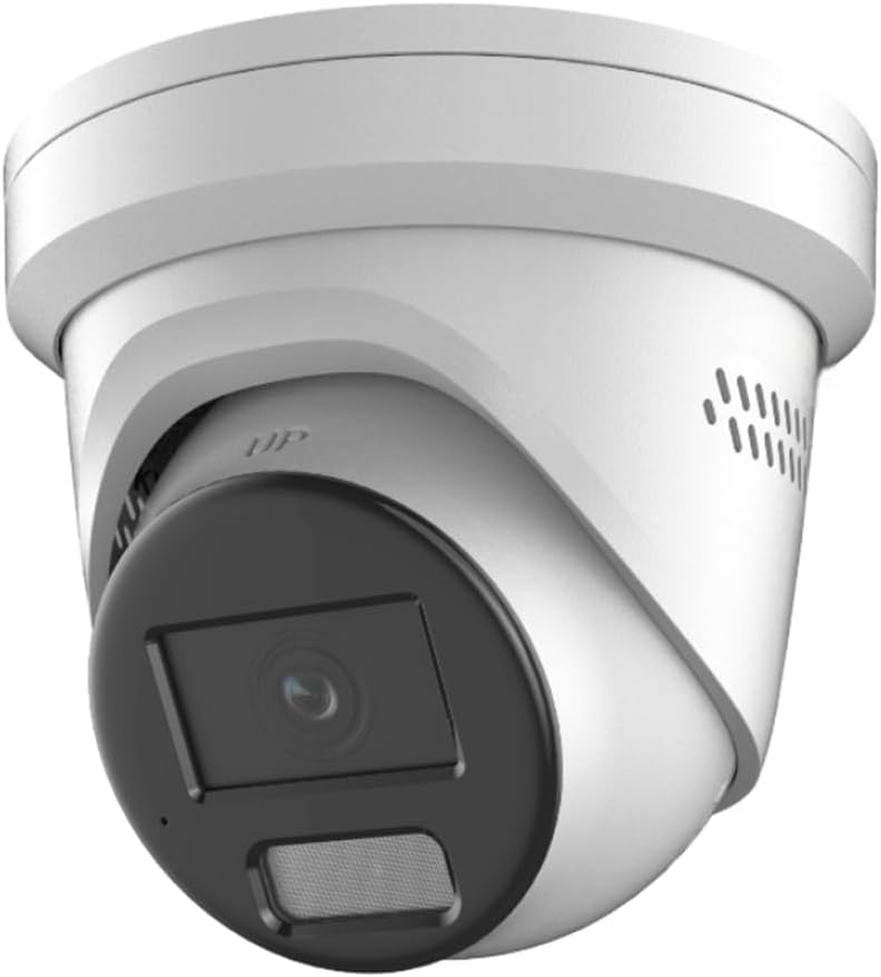 DS-2CD2387G2-LSU/SL Acusense 4K 8MP Color-Vu POE IP Dome Camera Outdoor, with Strobe Light and Audible Warning, 130dB True WDR, H.265+, Two Way Audio Human/Vehicle Detection, Work with iVMS-4200