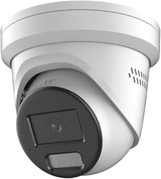 DS-2CD2387G2-LSU/SL Acusense 4K 8MP Color-Vu POE IP Dome Camera Outdoor, with Strobe Light and Audible Warning, 130dB True WDR, H.265+, Two Way Audio Human/Vehicle Detection, Work with kconnect