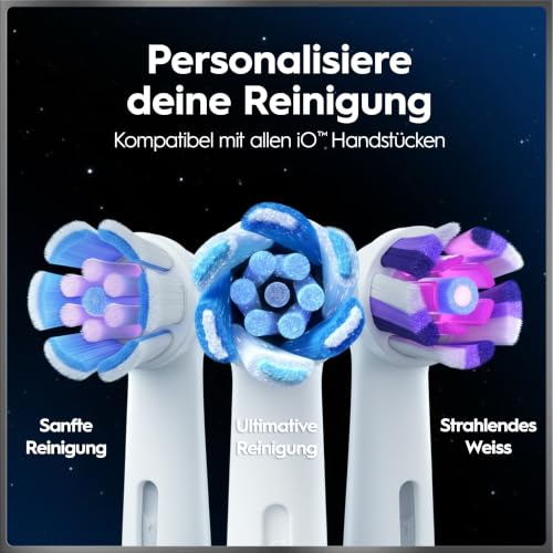 Oral-B iO10 White Electric Toothbrush, 3 Brushes, 1 Travel Case Charger, 1 White Pouch, 1 Brush Holder - 22