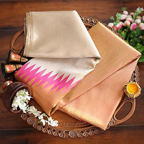Image of Banarasi Premium Silk Saree with Heavy Traditional Zari Design and Elegant Festive Appeal