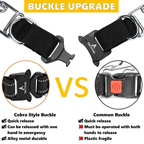 Deyace Pinch Collar For Dogs, Adjustable Quick-Release Stainless Steel Prong Collar For Small Medium Large Dogs #TOP2