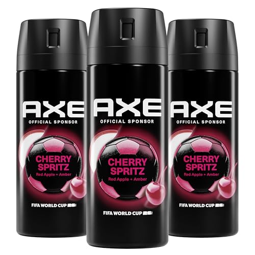 AXE Fine Fragrance Body Spray Cherry Spritz 72H Freshness 3 Count 2.9 oz