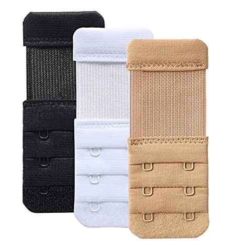 Image of Women's Bra Extenders 4 Hook / 3 Hook / 5 Hook / 2 Hook Soft Comfortable Stretchy Bra Extension Strap