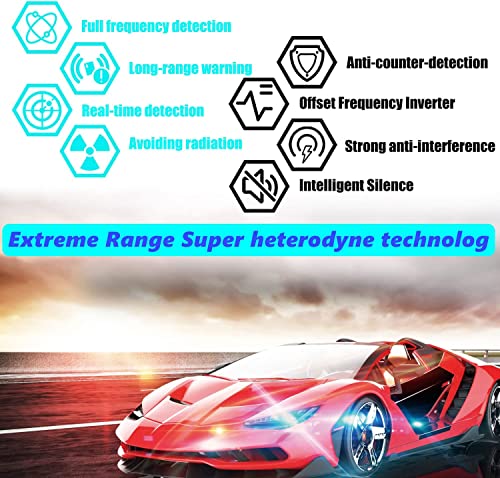 Newly Radar Detectors for Cars, Driving Aids with Mute Memory, Long Range Detection, Led Display, City/Highway Mode, Ideal Gifts (Black) - Thumbnail 7