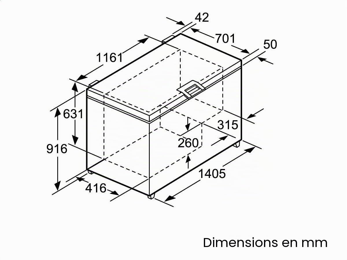 Siemens GC34MAW30 iQ500 Congélateur/A++ / 249 kWh/an/blanc/super congélation/capacité de charge.