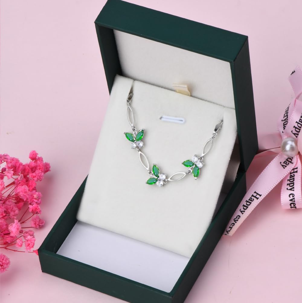 Gifts for Women S925 Sterling Silver Purple Butterfly Bracelet,Adjustable Charm Bracelets Jewelry Present for Women,Anniversary Holiday Christmas Birthday Gifts for Mother Wife Daughter - Image 7