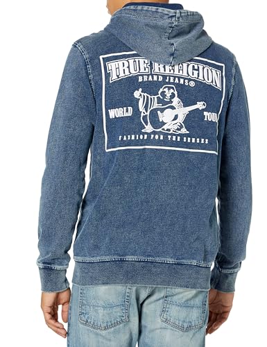 True Religion mens Big-t Zip Up Logo Hoody2