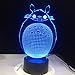 Produktbild 3D LED Neuheit Beleuchtung Kreative Kinder Geschenk Nachtlicht Tischlampe Nachttisch Totoro Nachtlicht Led Home Korridor Hotel Party Atmosphäre Lichter