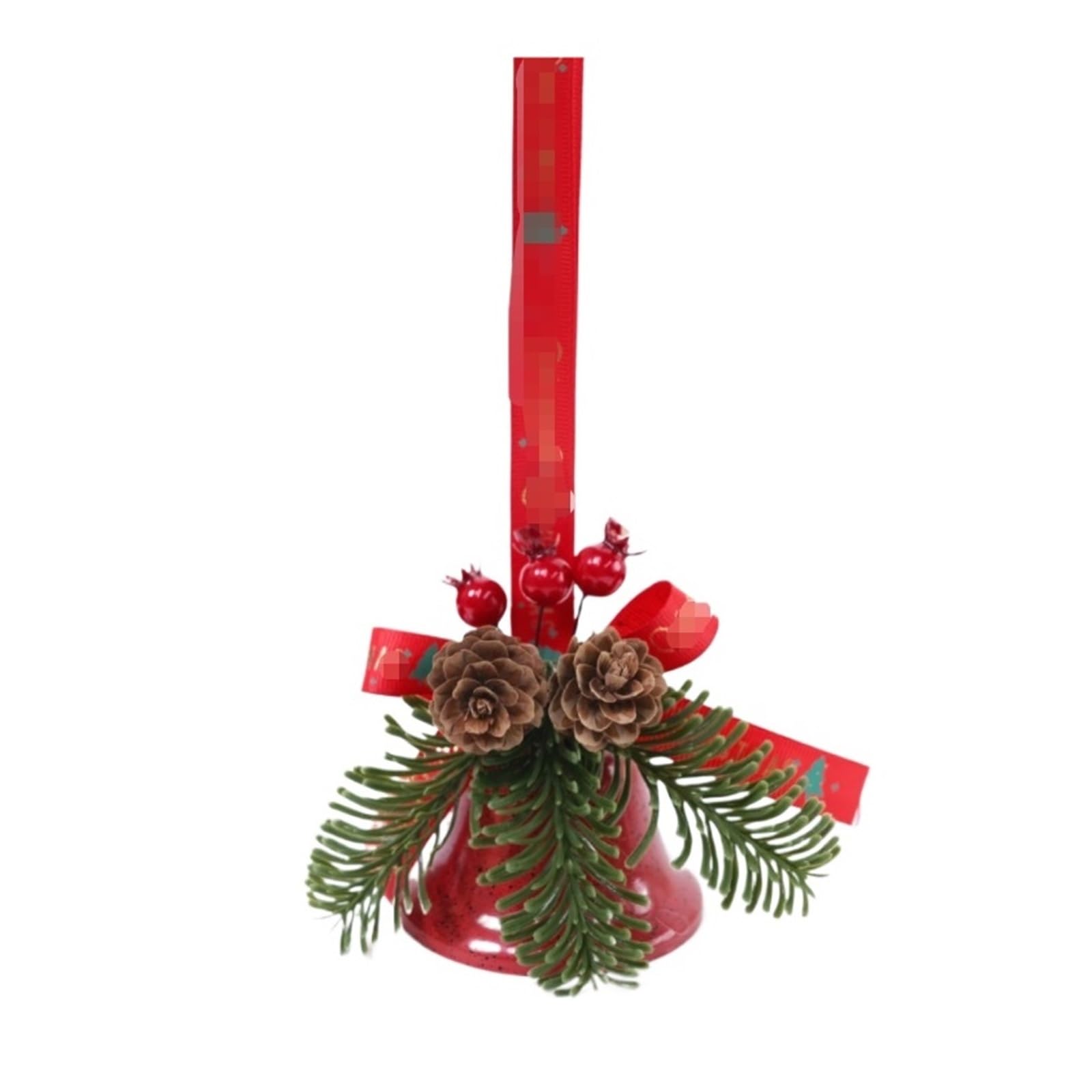 Campanas Navidad Cascabeles For Decoración De Puertas del Hogar, Campanillas Artesanales, Navideña, Campanas Navideñas Decoración(Red 2)