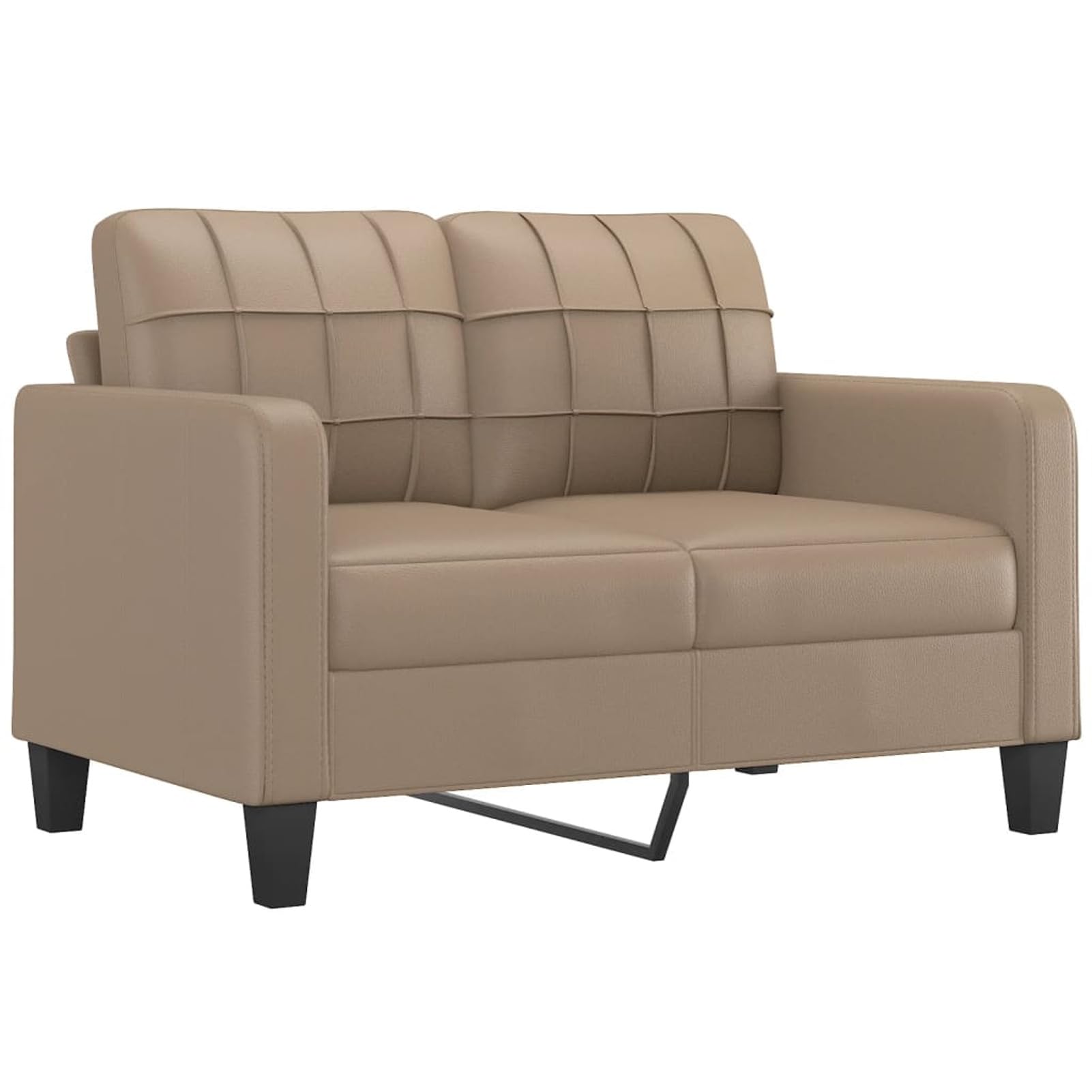 LAPOOH 2-TLG. Sofagarnitur mit Kissen Cappuccino-Braun Kunstleder, Sofa Mit Relaxfunktion, Couchgarnitur, Wohnzimmer Sofa, Couch, Sofa Set 3201362