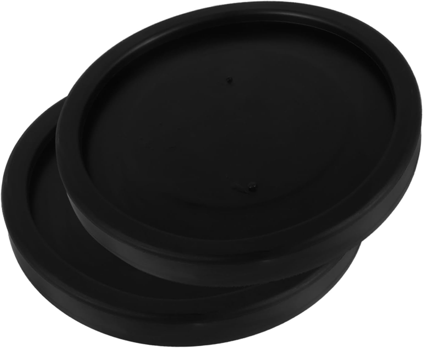 2pcs Vibration Pads for Exercise Equipment Round Non Slip Furniture Feet Protectors for Carpet and Hardwood Floor Noise Reduction Gym Protective Mat for Treadmill and Fitness