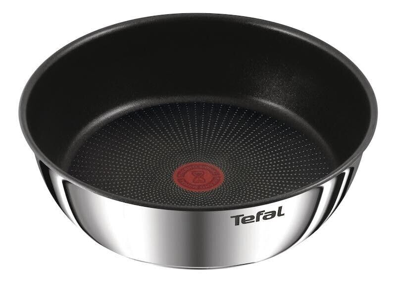 Tefal Ingenio Emotion - Set di 13 pentole e padelle con manici rimovibili, antiaderente, adatti a induzione, colore: Argento/Nero