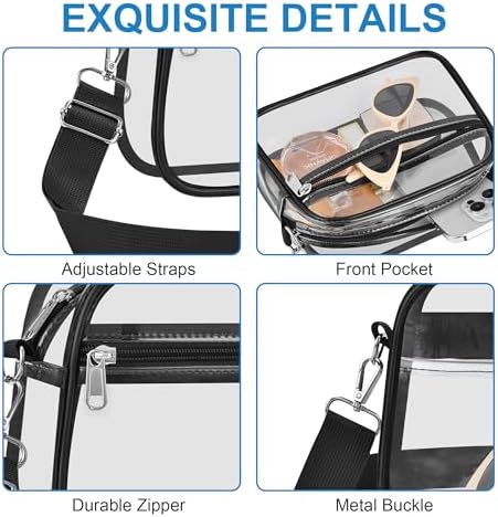 Clear Bag for Stadium Events Stadium Approved Women's Top-Handle Handbags — view 6