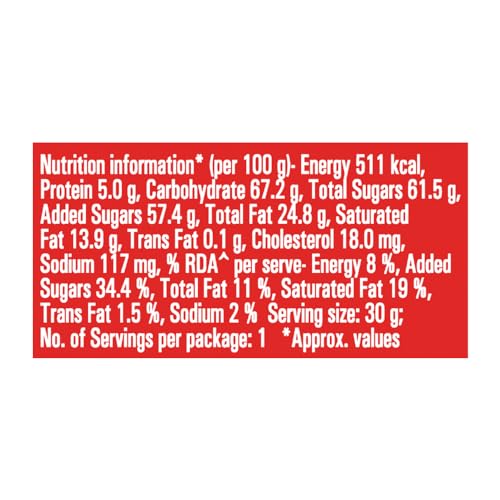 Image of Cadbury Nutties Chocolate Pack, 30g (Pack of 20)