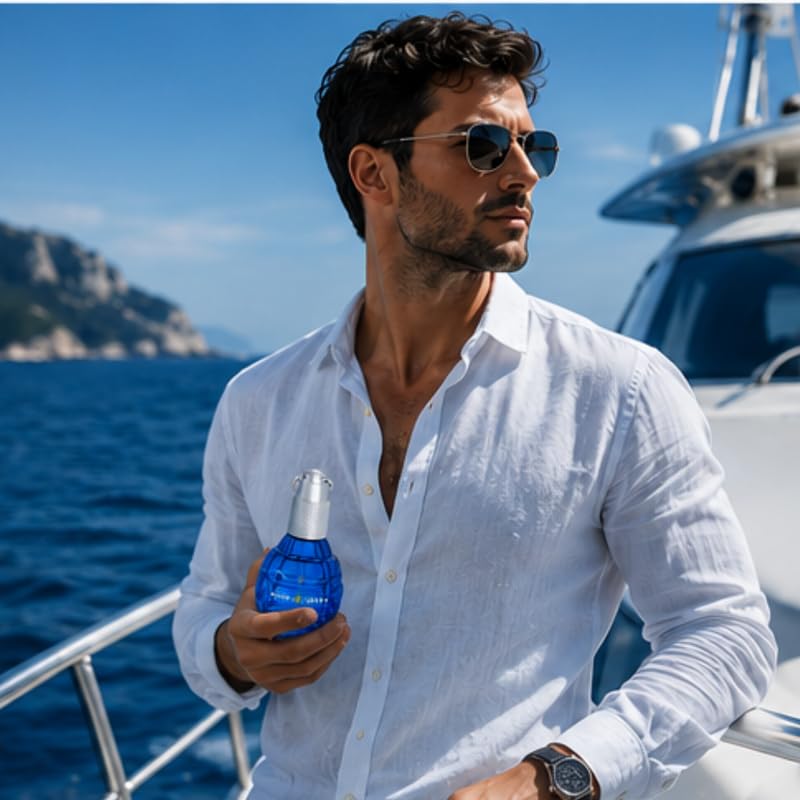 Image of Aftershock Icefox Eau De Parfum for Men 200ml | Long Lasting Perfume | Woody Aromatic Fragrance with Fresh Spicy, Lavender Fruity Notes | Masculine Luxury Scent for Daily & Evening Occasions