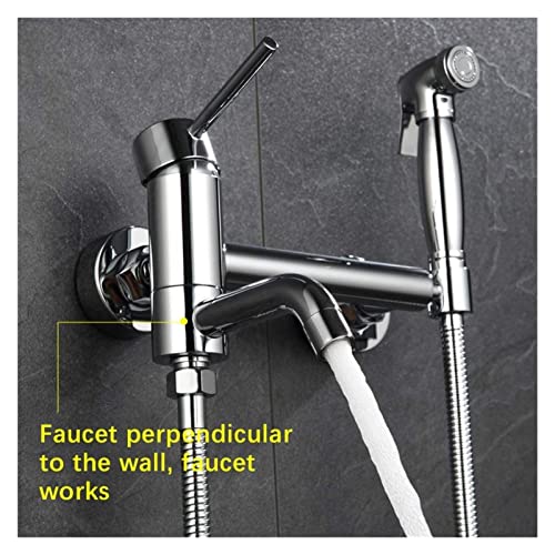 Bec de robinet à double commande noir mat et ensemble de douche complet haute durabilité