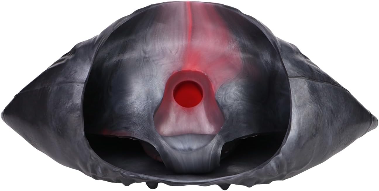 Reusable Silicone Monster Dildo Panty with 8.74in Cock Sleeve, Waterproof Hollow Penis Dildo Underwear Adult Sex Toys for Men Couples