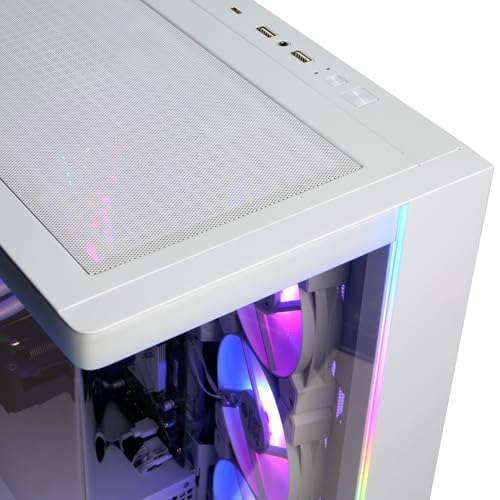 Image of CyberPowerPC Gamer Supreme Gaming PC, AMD Ryzen 7 8700F 4.1GHz, Radeon RX 9060 XT 16GB, 32GB DDR5, 2TB PCIe 4.0 SSD, WiFi Ready & Windows 11 Home (SLC9800A)
