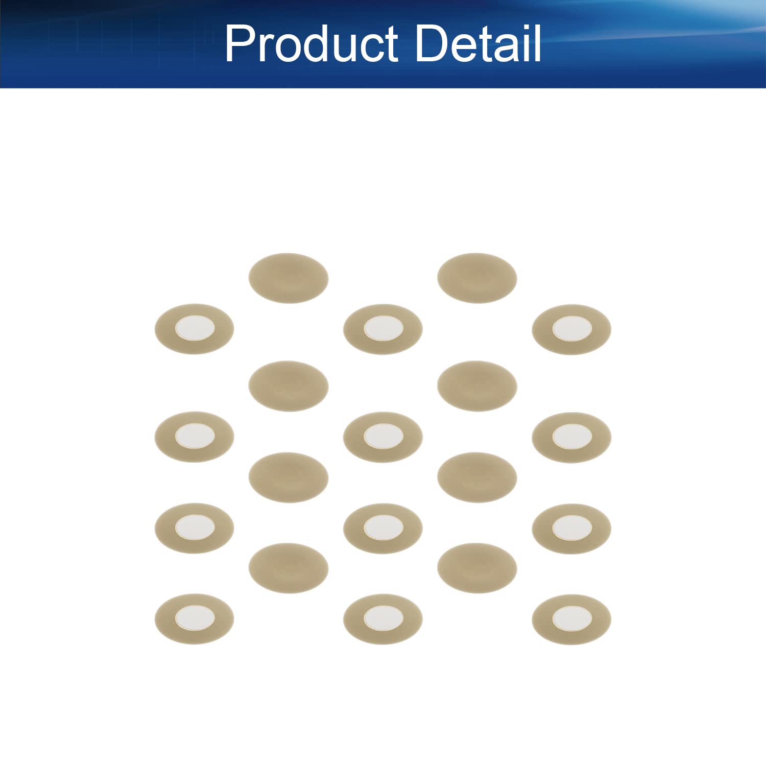 Bettomshin 20Pcs 50mm Diameter Piezo Discs Piezoelectric Ceramic Copper Buzzer Film Gasket