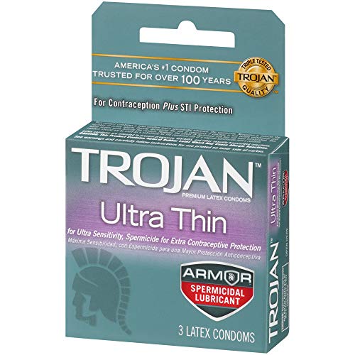 Trojan ATJ92720 Condom Sensitivity Ultra Thin Spermicidal thumb #3
