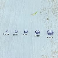 Vista 35 de 5000 diamantes de imitación redondos de resina de 0.157 pulgadas con parte trasera plana rosa claro para manualidades, diamantes de imitación