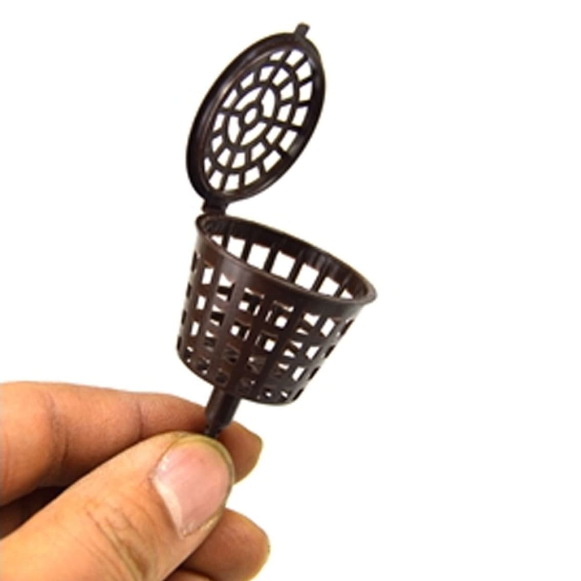 Boîte d'engrais en plastique 100pcs pour bonsaï avec couvercle outil de jardinage