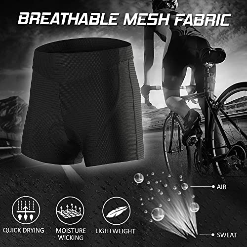 Pantalón corto ciclismo hombre ACAGALA 3D acolchado miniatura 7