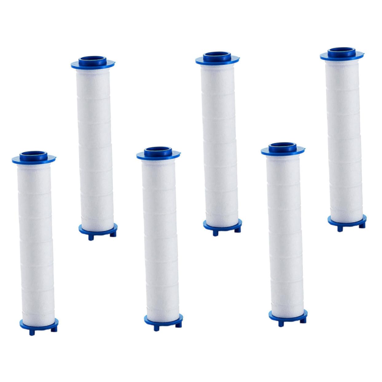 Happyyami 6Pcs High Pressure Shower Replacement Filter Filter for Household Use Filter to Easy to Clean and Replace