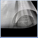 HDJDCBCV Chicken Wire， 304 Stainless Steel Mesh, Industrial Wire Mesh Wire Diameter 0.08Mm 100 Mesh Temperature Resistant Filtration Air Vent Net,Silver,100mesh