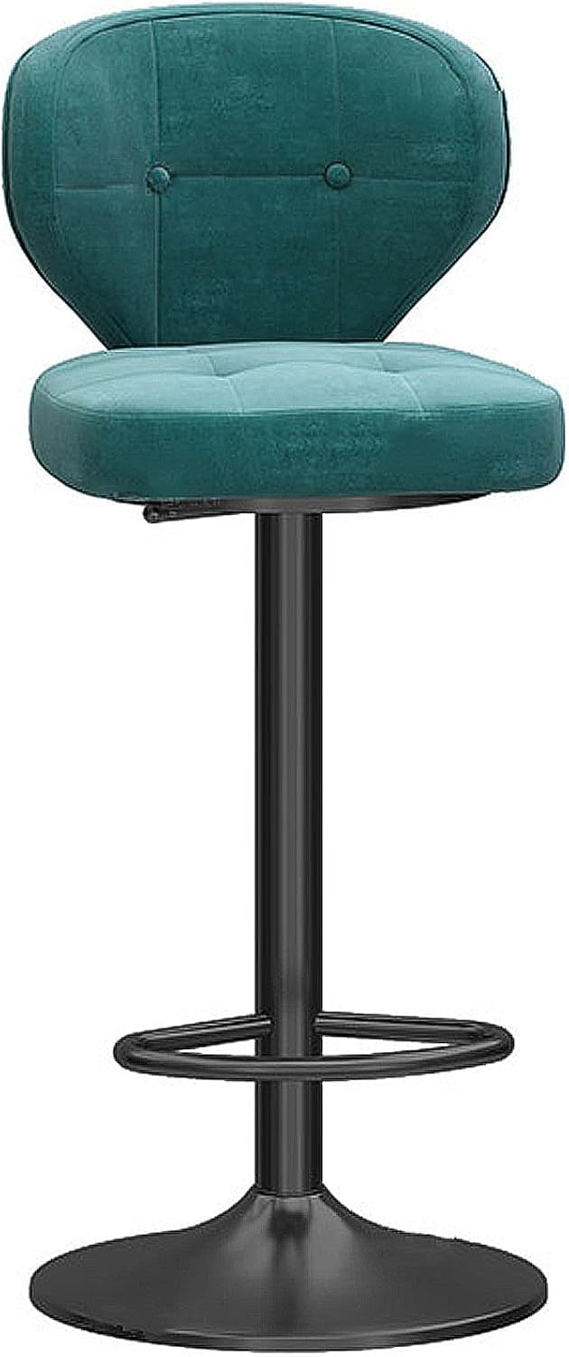 Tabouret de cuisine avec dossier et repose-pieds pour bar bistrot