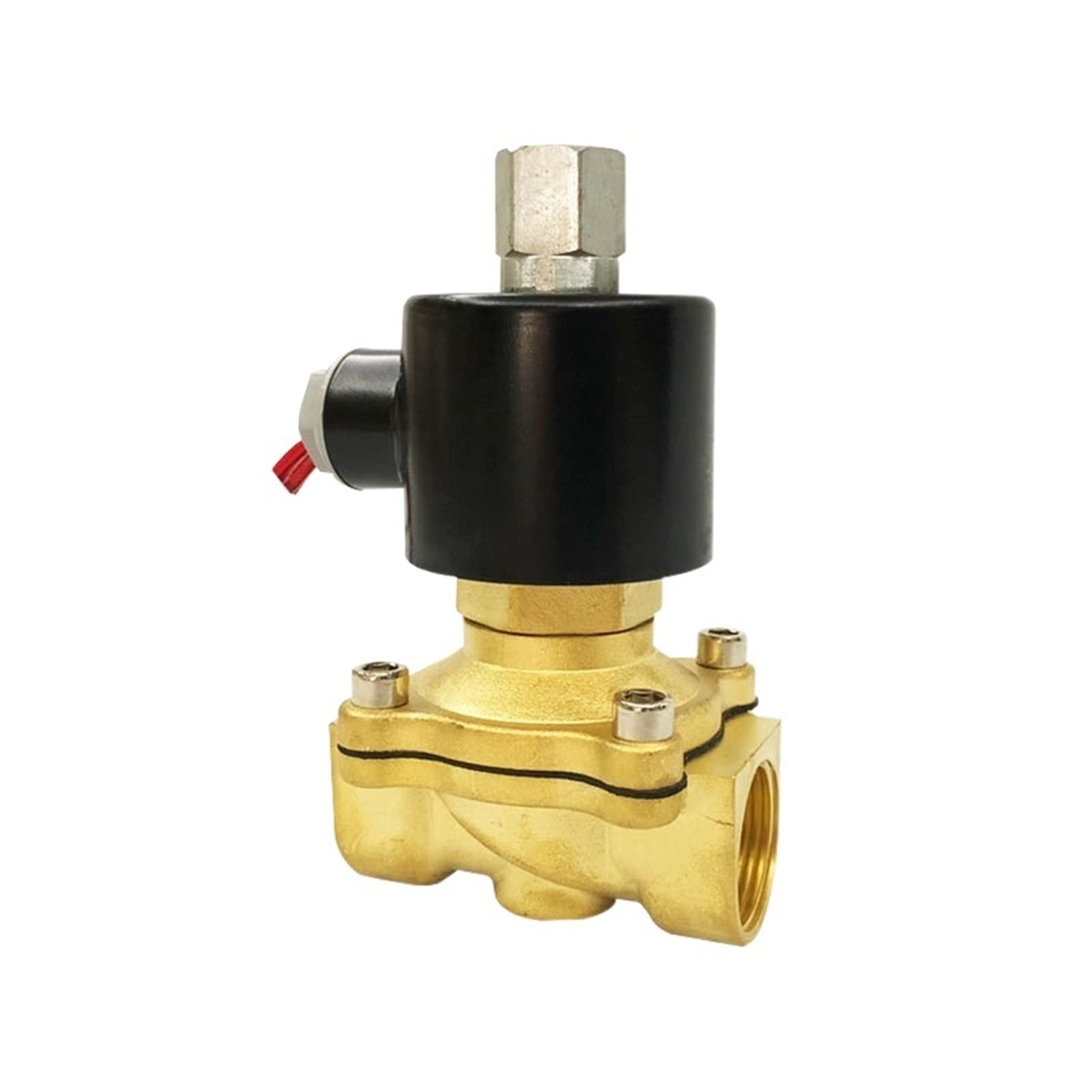 IEUMJNAT Electric Solenoid Valve 1/4quot; 3/8quot; 1/2quot; 3/4quot; 1quot; DN8/10/15/20/25/50 Normally Opened Pneumatic for Water Oil Air 12V/24V/220V/110V 1Pcs(Ac110v,DN25)