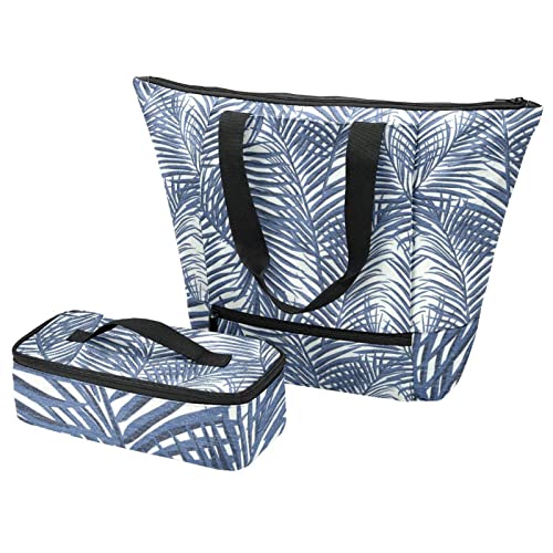 Boîte à déjeuner légère et grand sac fourre tout pour l'école et le bureau au quotidien